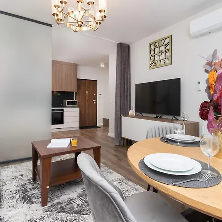 Elegant With Balcony And Air Conditioning In By Renters * غدانسك